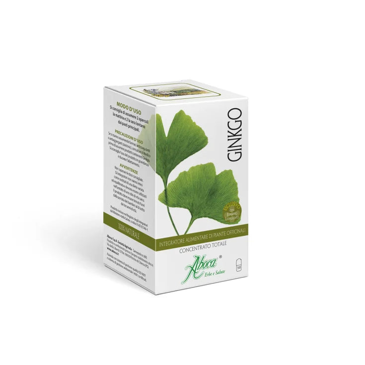 Aboca spa societa' agricola Ginkgo Concentrato Totale Aboca 50 Opercoli Da 500Mg