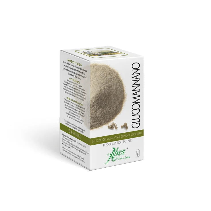 Aboca spa societa' agricola Glucomannano Fitocomplesso Totale Aboca 50 Opercoli Da 550Mg