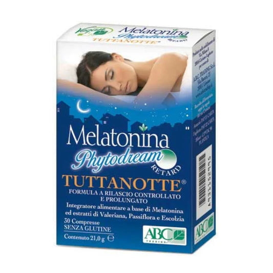 A.b.c. trading srl Melatonina Phytodream Tuttanotte® Retard Abc Trading 30 Compresse
