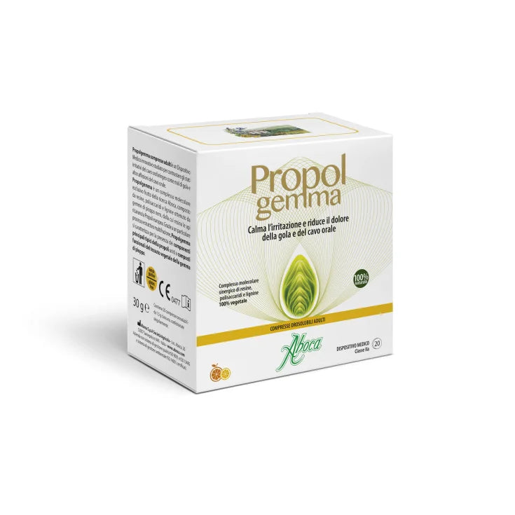 Aboca spa societa' agricola Propolgemma Adulti Aboca 20 Compresse Orosolubili