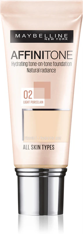 Maybelline Affinitone 02 Porcellana Chiara 30 ml