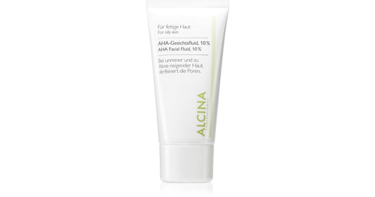 Alcina Alcina lozione viso all'acido glicolico 10% per pelle grassa 50 ml