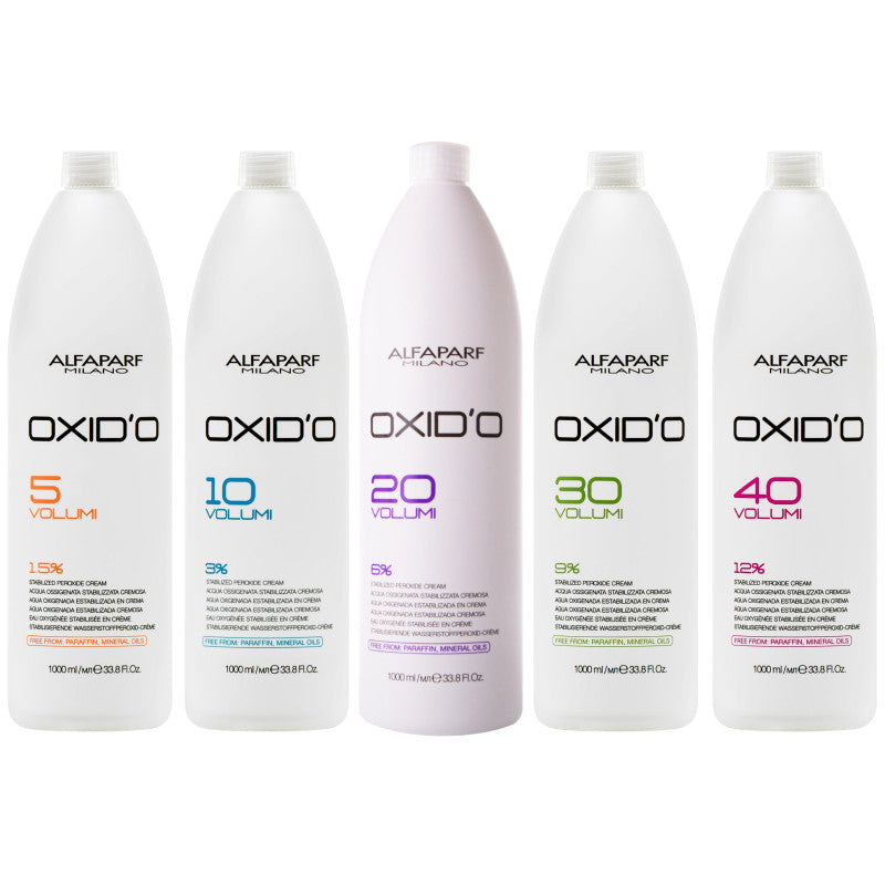 Ossido ossidante Alfaparf 3%, 6%, 9%, 12% 1000ml 6% - Vol 20.