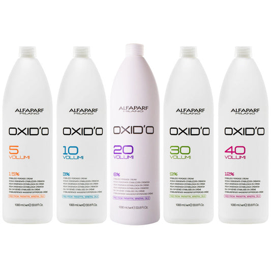 Ossido ossidante Alfaparf 3%, 6%, 9%, 12% 1000ml 6% - Vol 20.