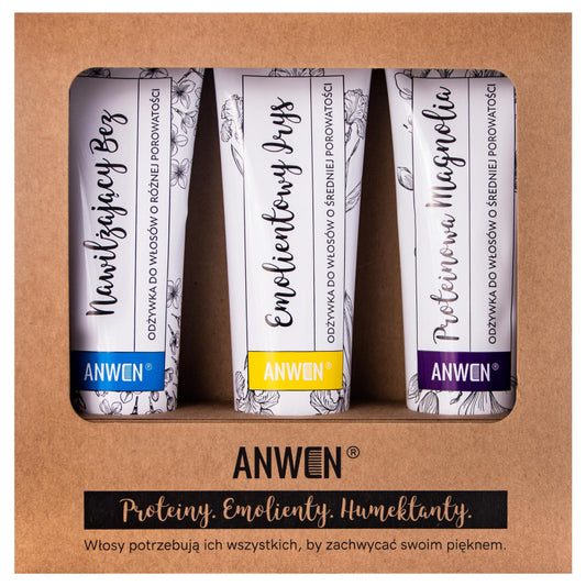 Anwen Magnolia, Iris, Balsami Lilla Set 3X100Ml