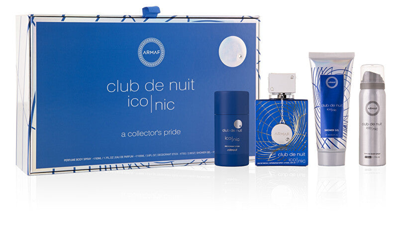 Club De Nuit Blue Iconic - EDP 105 ml + solid deodorant 75 g + deodorant spray 50 ml + shower gel 100 ml
