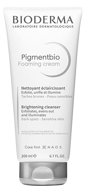 Cleansing cream against dark spots Pigmentbio Foaming Cream (Brightening Clean ser) 200 ml