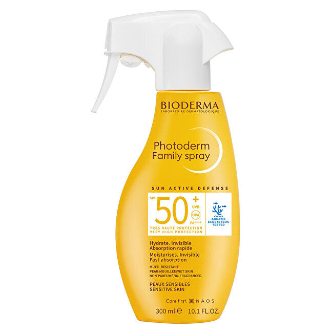 Sunscreen spray for sensitive skin SPF 50+ Photoderm (Family Spray) 300 ml