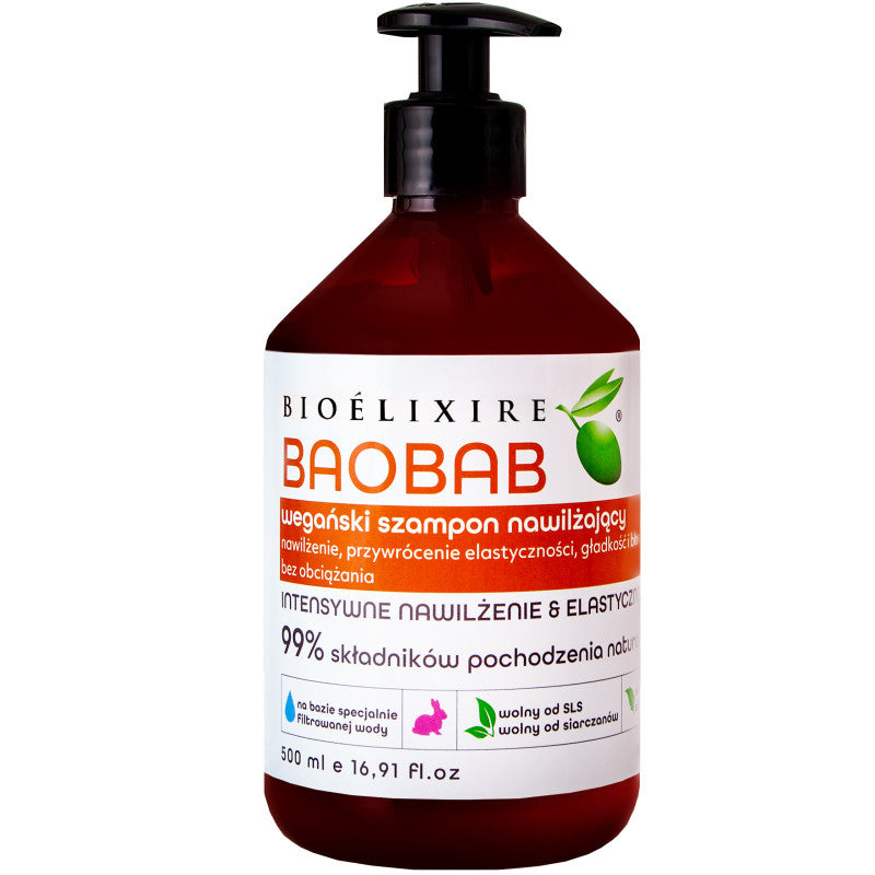 Bioelixire Shampoo Bioelixire Baobab Idratante Vegano 500 Ml