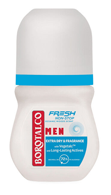 Borotalco Deodorante Roll-On Uomo Fresh Oceanic Woods (Deo Roll-On) 50 ml