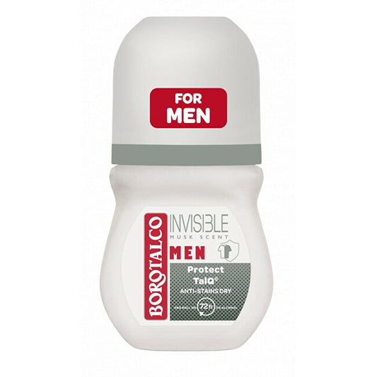 Borotalco Deodorante Roll-On Invisibile Uomo (Deo Roll-On) 50 ml