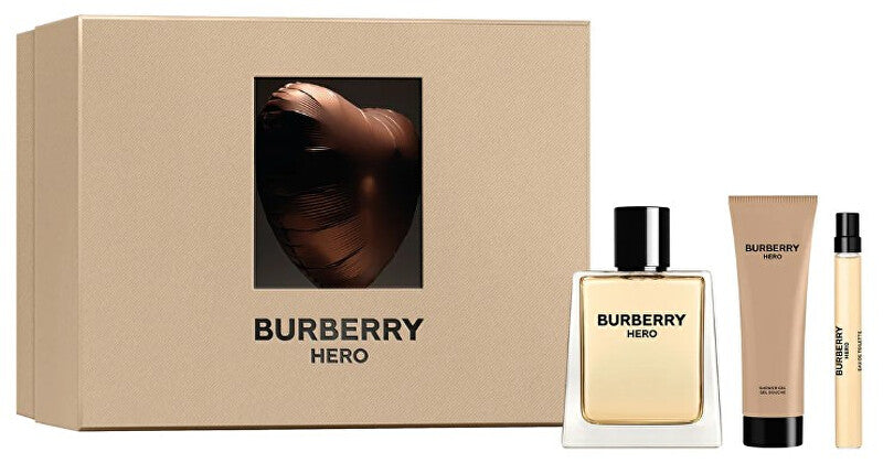 Burberry Hero - EDT 100 ml + shower gel 75 ml + EDT 10 ml