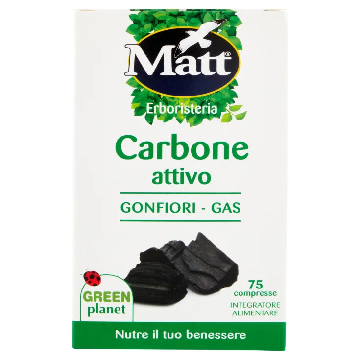 A&d spa gruppo alimentare diet Carbone Attivo Matt Erboristeria 75 Compresse