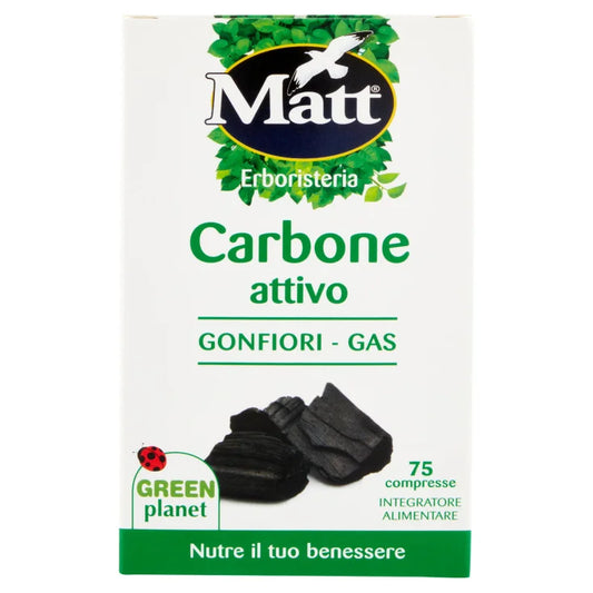 A&d spa gruppo alimentare diet Carbone Attivo Matt Erboristeria 75 Compresse