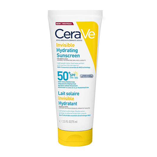 Sunscreen SPF 50+ Invisible Hydrating Sunscreen - Volume: 75 ml