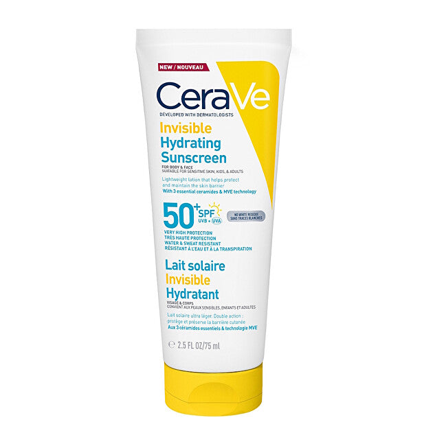 Sunscreen SPF 50+ Invisible Hydrating Sunscreen - Volume: 177 ml