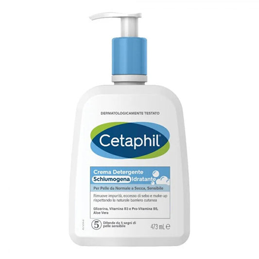 Cetaphil Crema Detergente Schiumogeno Idratante - Volume: 473 ml