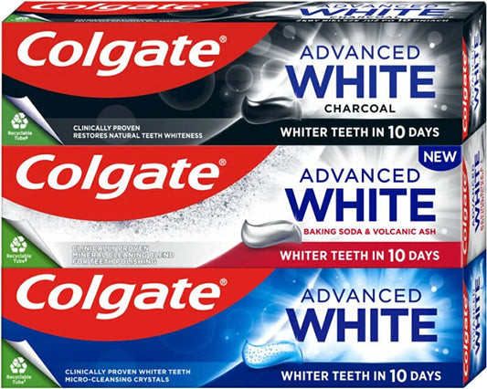 Colgate Advanced Mix Trio Set Dentifricio Sbiancante 3 x 75 ml