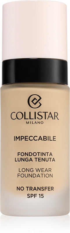 Collistar Collistar Fondotinta Impeccabile lunga durata SPF 15 30 ml 1N Avorio