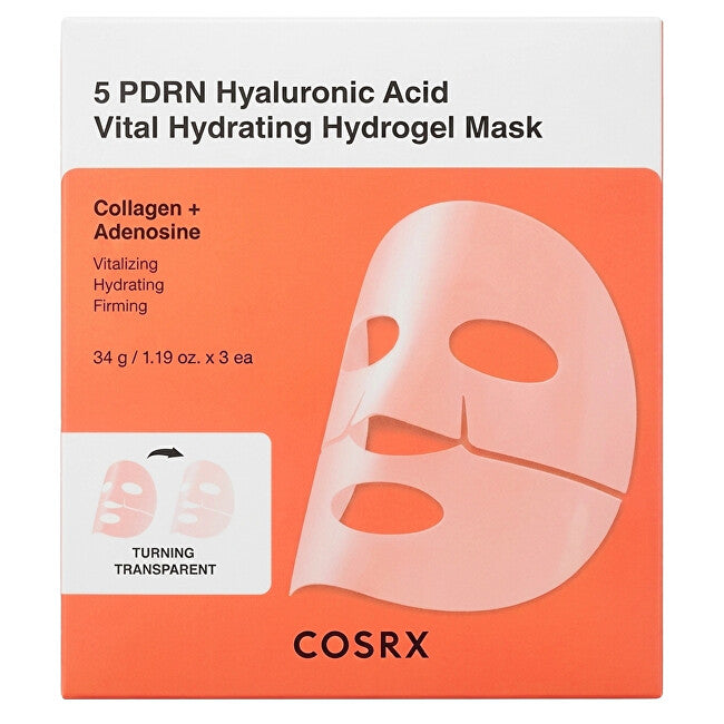 Hydrating mask 5 PDRN Hyaluronic Acid Hydrogel Mask 3 x 34 g