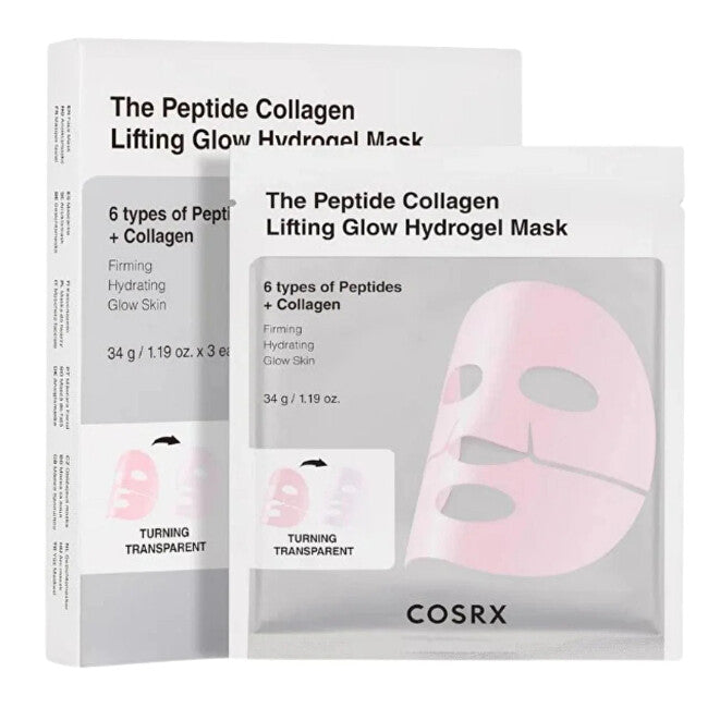 Set of face masks Lifting Glow Hydrogel Mask 3 x 34 g