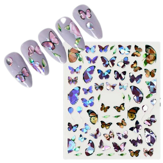 Deni Carte Adesivi Per Unghie Deni Carte Holo Butterfly