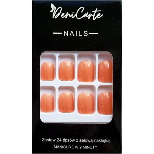 Deni Carte - Set Di Unghie Finte Rosse