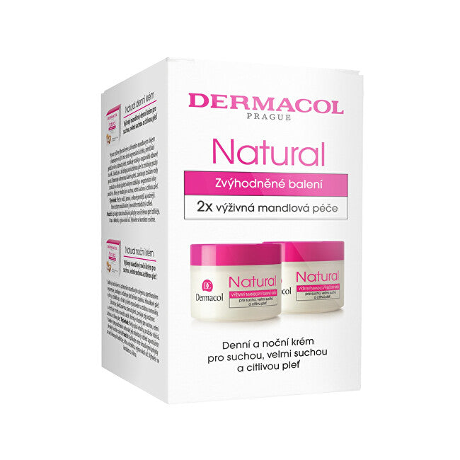 Natural Almond Day and Night Cream Gift Set Duopack
