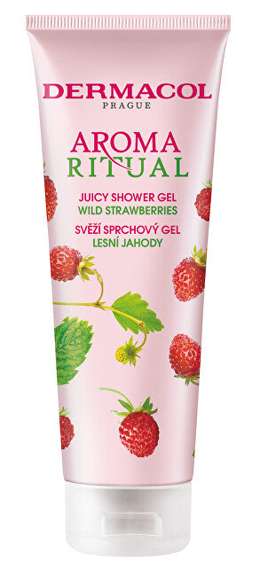 Fresh shower gel Forest Strawberry Aroma Ritual (Juicy Shower Gel) 250 ml