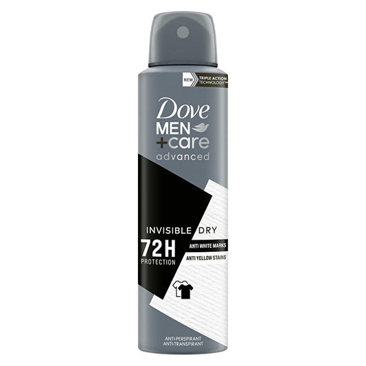 Dove Spray antitraspirante Uomo Invisibile Secco 150 ml