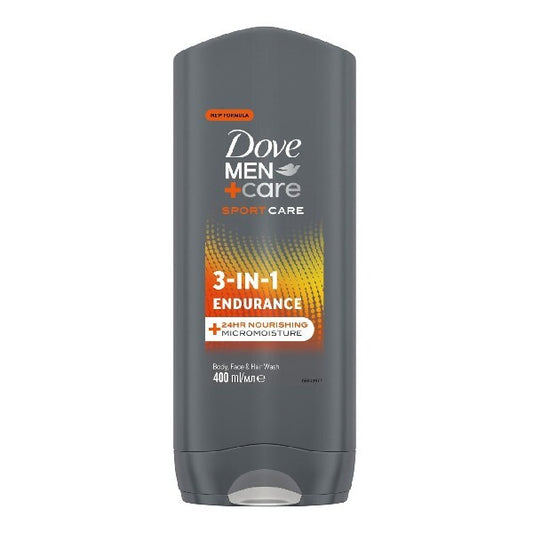 Dove Gel doccia 3 in 1 Uomo+Care Sport Care Endurance - Volume: 400 ml