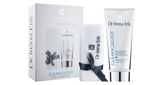 Dr irena eris Dr Irena Eris Cleanology confezione regalo per una pulizia perfetta della pelle crema-gel detergente per il viso 175 ml + asciugamano 1 pz