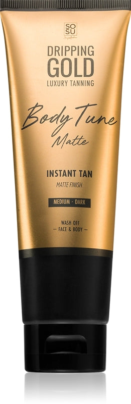 Dripping gold Dripping Gold Luxury Tune crema autoabbronzante corpo e viso effetto immediato Medio scura 125 ml