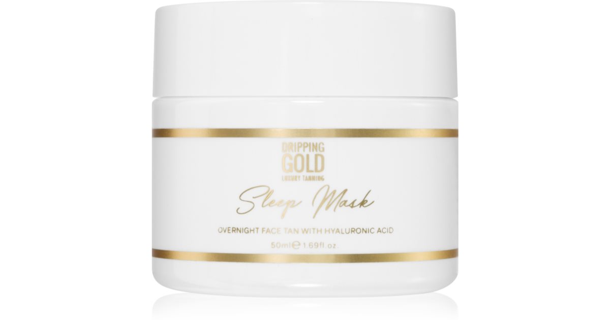 Dripping gold Dripping Gold Sleep Maschera Autoabbronzante Notte Per Il Viso Colore Medio Scura 50 Ml