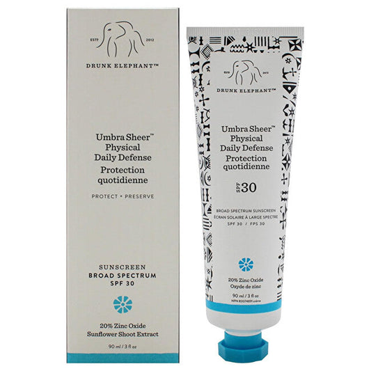 Drunk elephant Drunk elephant Crema solare viso SPF 30 Umbra Sheer (Physical Daily Defense) 90 ml
