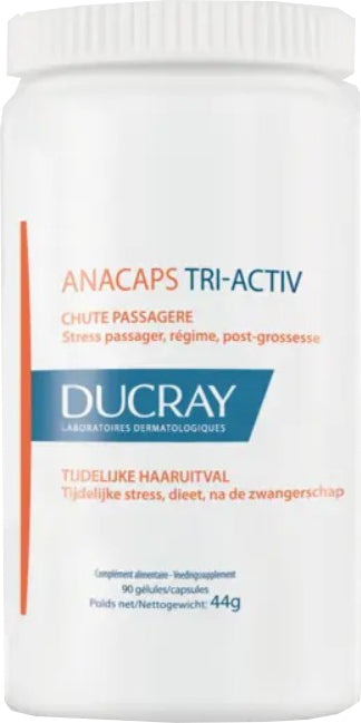 Ducray Integratore alimentare per capelli E unghie vitalità Anacaps Tri-Activ 90 capsule