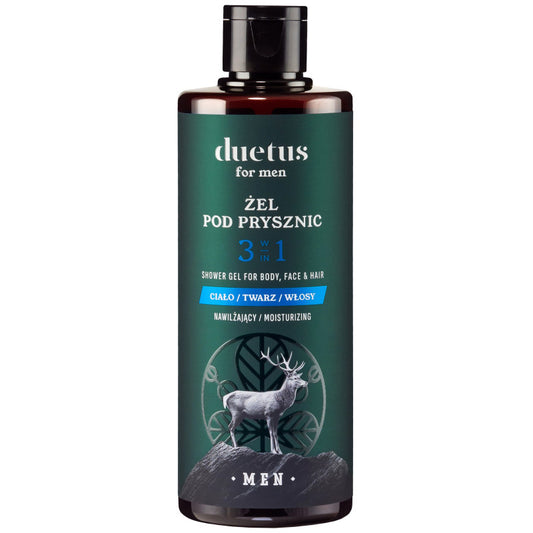 Duetus Da Uomo Bagnoschiuma Idratante 3In1 300 Ml