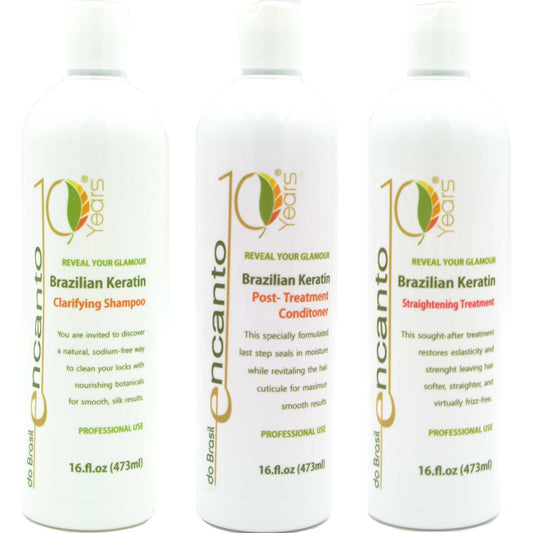 Encanto Do Brasil Encanto Keratin Trattamento 3X 473Ml Set