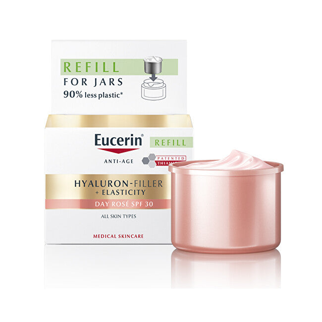 Refill for Anti-Aging Day Cream SPF 30 Hyaluron-Filler+Elasticity (Day Rosé Cream Refill) 50 ml