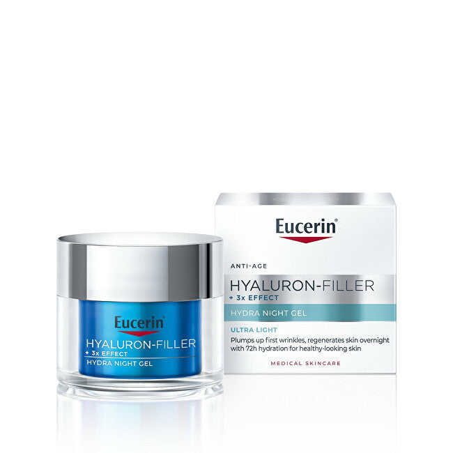 Hyaluron-Filler+3x Effect Night Moisturizing Gel (Hydra Night Gel) 50 ml