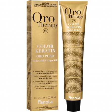 Tinture per capelli Fanola Oro Therapy - Gamma di colori a colori 6.3 | Biondo scuro dorato