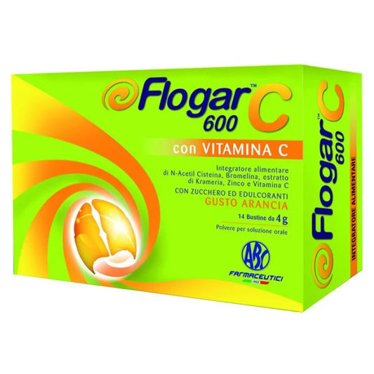 Abc farmaceutici spa Flogar C 600 Abc Farmaceutici 14X4G
