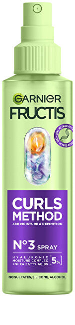 Moisturizing refreshing spray for dry wavy and curly hair Curls Method (Spray) 150 ml