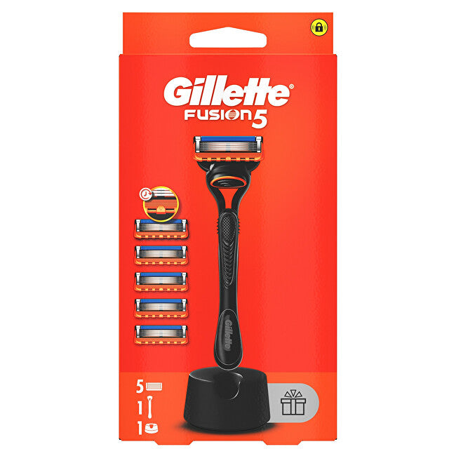 Gillette Fusion razor + 5 heads