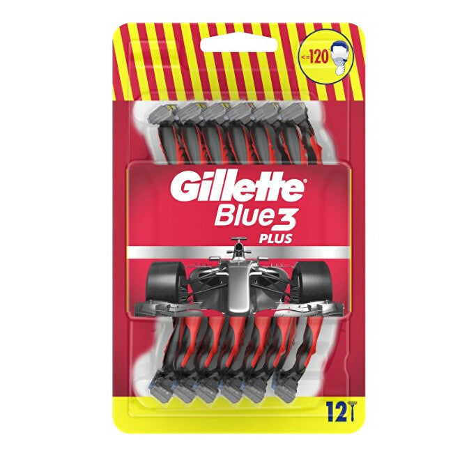 Disposable razors for men Blue3 Red 12 pcs