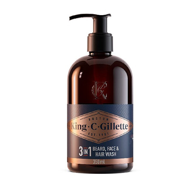 Beard shampoo and face King (Beard & Face Wash) 350 ml
