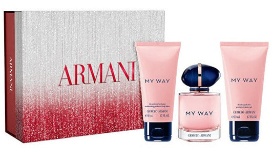 My Way - EDP 50 ml (refillable) + body lotion 50 ml + shower gel 50 ml (Christmas Edition)