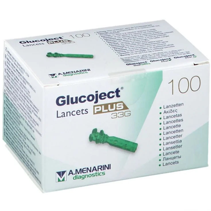 A.menarini diagnostics Glucoject Plus 33G A.Menarini Diagnostics 100 Lancette