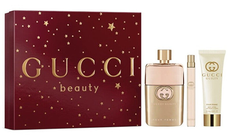 Guilty Pour Femme - EDP 90 ml + tělové mléko 50 ml + EDP 10 ml