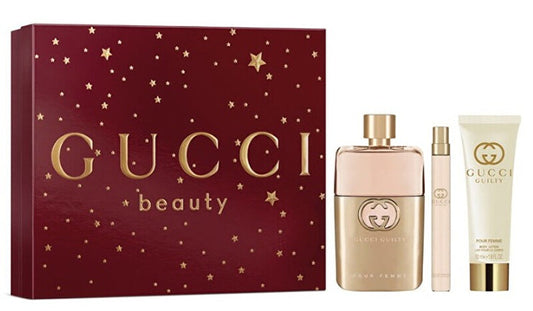 Guilty Pour Femme - EDP 90 ml + tělové mléko 50 ml + EDP 10 ml